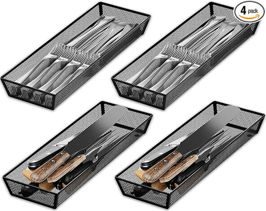 JANE EYRE kitchen drawer organizer - silverware utensil organizer for kitchen drawer,silverware tray in drawers-NeatNest