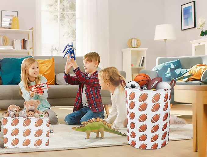 CLOCOR Rectangular Storage Basket, Storage Bin, Gift Basket, Room Decor(Rugby)-NeatNest