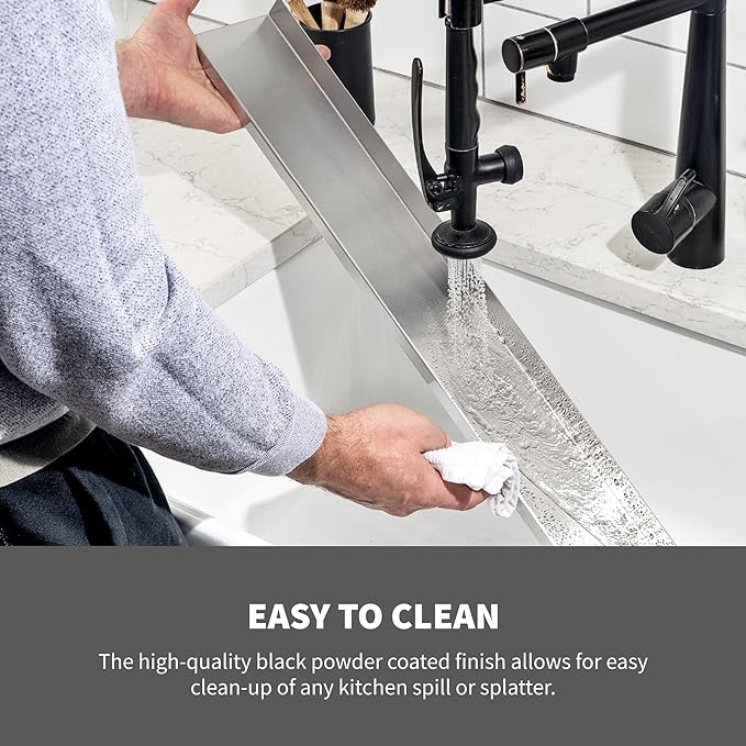 StoveShelf 30" Length Stainless Steel Finish Magnetic Shelf for Kitchen Stove - Kitchen Storage Solution with Zero Installation - Over Stove Spice Rack Organizer
