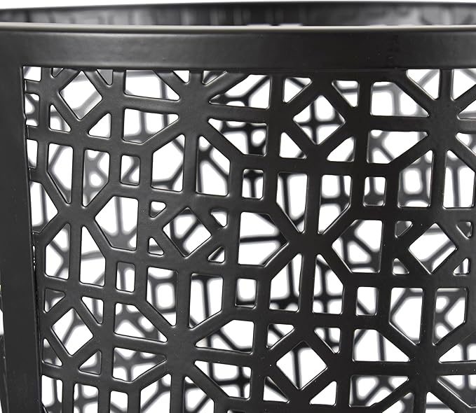 Deco 79 Umbrella Stand, 11" x 11" x 25", Black-NeatNest