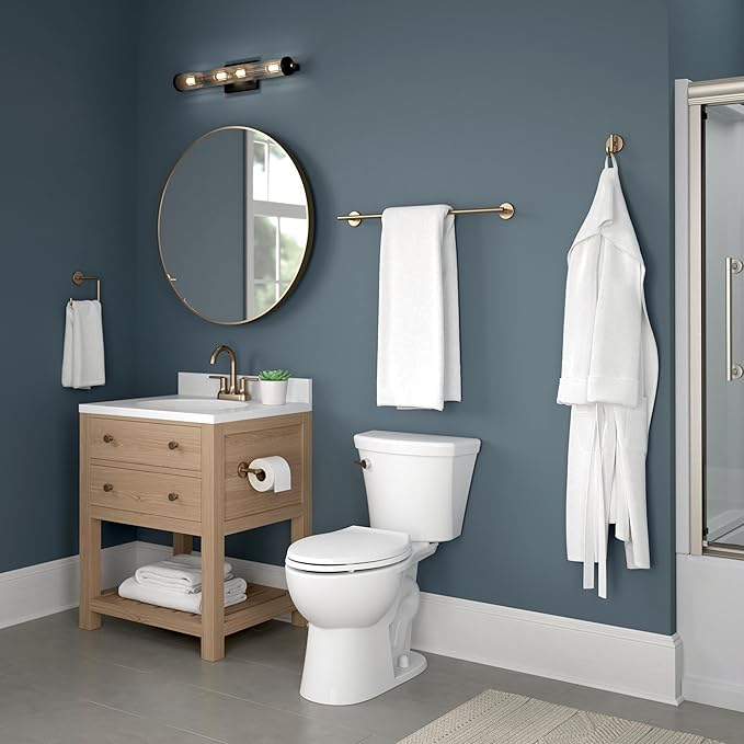 Delta 75935-CZ Trinsic Single Towel Hook in Champagne Bronze-NeatNest