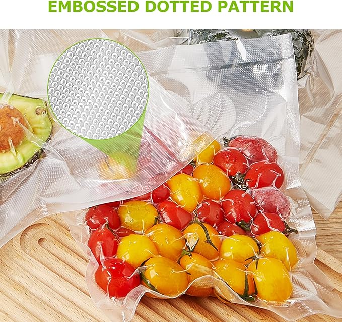 Bonsenkitchen Precut Vacuum Sealer Bags, 500 Pint 6" x 9" Food Sealer Bags,Commercial Grade, BPA Free, Heavy Duty, Customized Size Vacuum Bags for Vac Storage, Meal Prep or Sous Vide Cooking, VB11-NeatNest