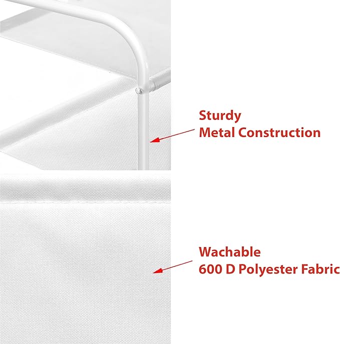Simple Houseware 5-Tier Shoe Rack Storage Organizer, White-NeatNest
