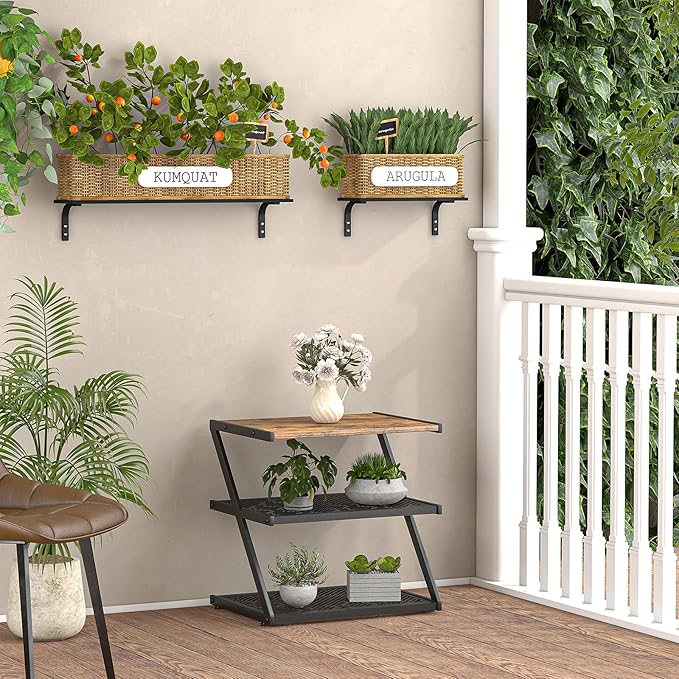 Shoe Rack, Z-Frame Wooden Shoe Shelf with Heavy-Duty Metal Mesh Shelves for Hallway, Living Room, Closet, and Bedroom Organization - Organize Your Shoes in Style (16.54" x 10.24" x 16.14")-NeatNest