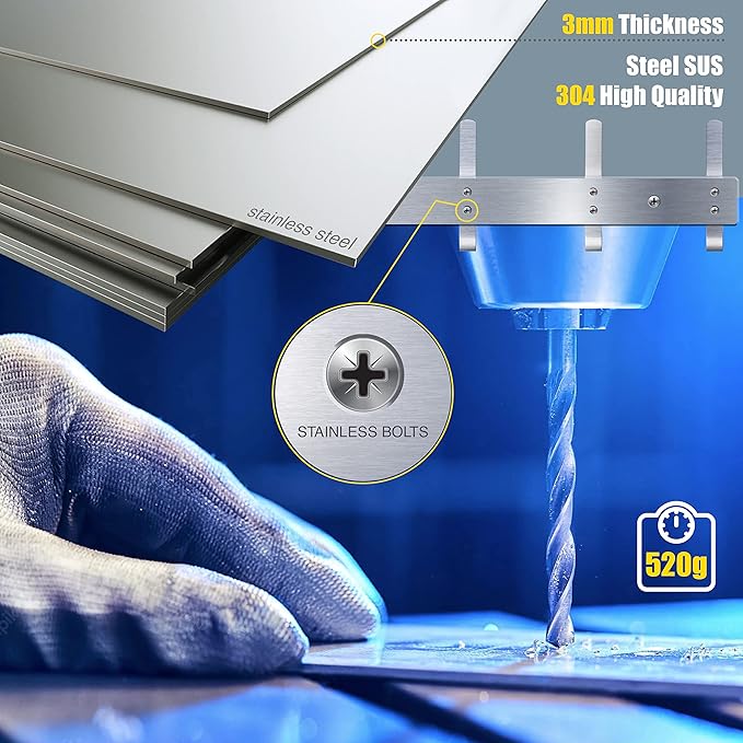 Coat Rack Wall Mount – Brushed Nickel 17 Inch Stainless Steel Hook Rail with 6 Heavy Duty Double Coat Hooks – Wall Mounted Coat Hanger for Entryway, Bathroom, Bedroom, Towel, Hat Organizer - 3 Pack-NeatNest