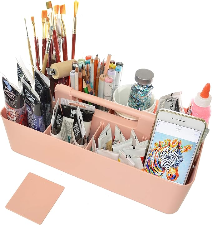Enjoy Office Desk Storage Organizer 8 compartments Box DIY Box Remote Cosmetic Holder Pen Pencil Stationery Basket -Made In USA-NeatNest
