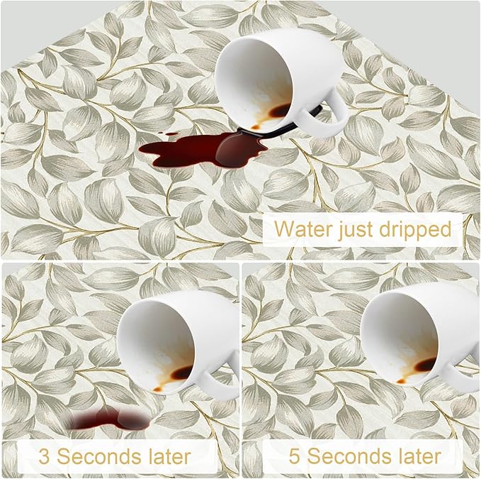 Classic Popular Flower Dish Drying Mats for Kitchen Counter Absorbent Fast Dry Dish Drainer Rack Mats for Dishes Utensils Pot and Pan, Kitchen Accessories 24"x16"-NeatNest