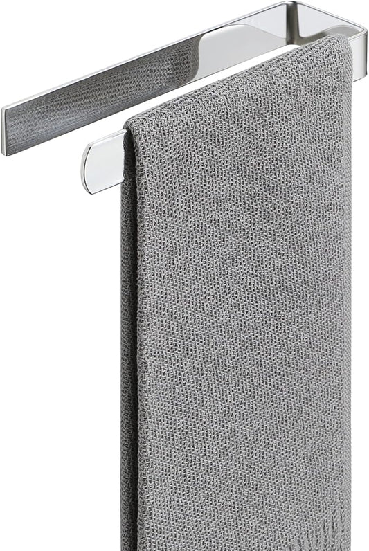 Alise Hand Towel Holder Self Adhesive Towel Bar Towel Hanger for Bathroom Wall,SUS304 Stainless Steel Polished Chrome Towel Rack Towel Ring for Kitchen Cabinet Glass Door Wash Basin Side,No Drilling