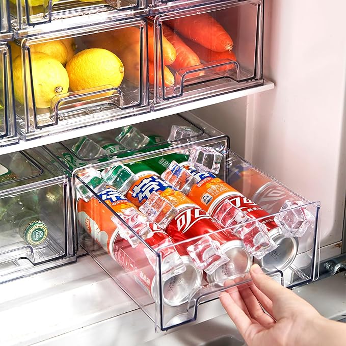 clear Drawer-Type Plastic Storage Box Bins Organizer，Family First Aid Kits Medicine cabinet Box Organizer,Closet ，Shelf，Ointments, Adhesive Bandages，Cosmetics,Office Items (clear, 6L)-NeatNest