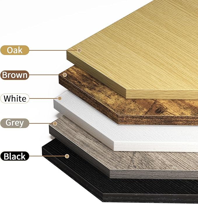 Corner Shelf Wall Mount, Floating Corner Shelves, Set of 3 Corner Wall Shelf Organizer, Rustic Wood Wall Storage Display Shelves for Living Room Bedroom Bathroom Kitchen, Rustic Grey-NeatNest