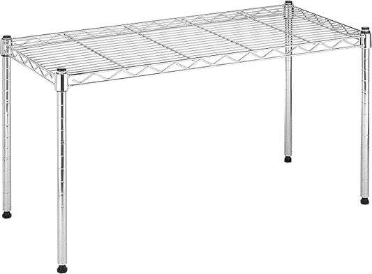 Whitmor Wire Shelving Unit, Metal Storage Shelves, Durable Heavy Duty Shelf, Easy Assembly for Pantry, Kitchen, Garage, Plant, 14" x 30" x 15"-NeatNest
