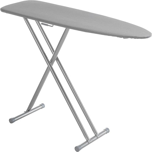 Mabel Home Ironing Board, Made in Europe by Mabel Home, Adjustable Height, Extra Thick Heavy Duty Padded Cover, Extra Cover Included (3 Different Models & Sizes) (Ergo (45" x 15"))