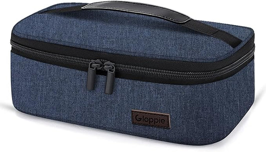 Gloppie Small Lunch Bag for Men Women Kids Insulated Lunch Box Mini Lunchbox Portable Cooler Bags Adult Thermal Lunch Boxes Reusable Snack Bag, Blue-NeatNest