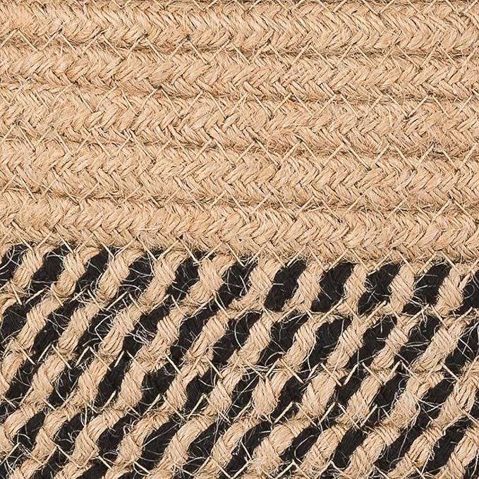 CHICVITA Wicker Laundry Basket With Handles, Storage Baskets for Decor, Rope Basket for Blankets, Toys, Clothes, Shoes, Plant Basket for Living Room, 14" X 14" X 12"-NeatNest