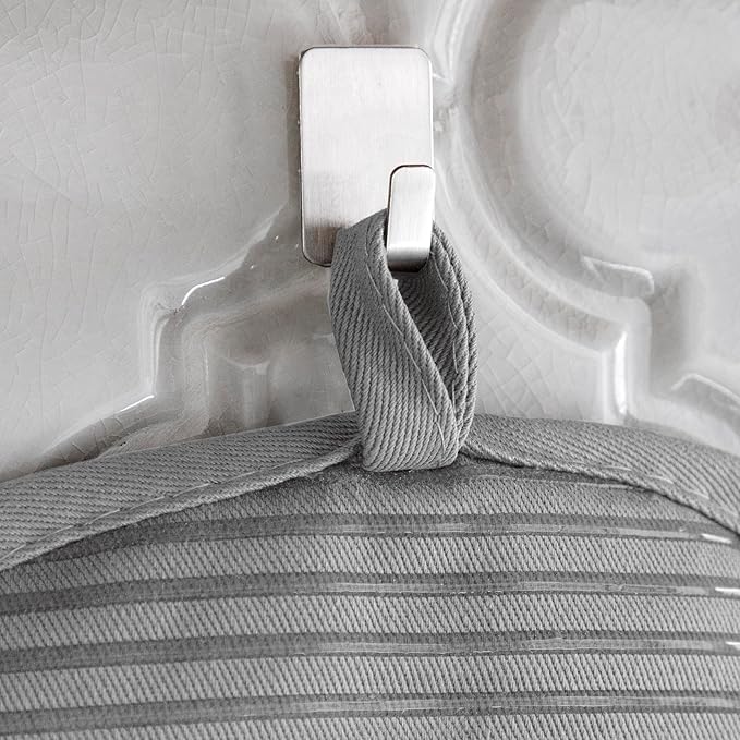 All-Clad Premium Pot Holder & Hot Pad: Heat Resistant to 500 Degrees - 100% Cotton, 10"x6.25" Hot Pad for Kitchen and Barbeque, 4-Pack, Titanium