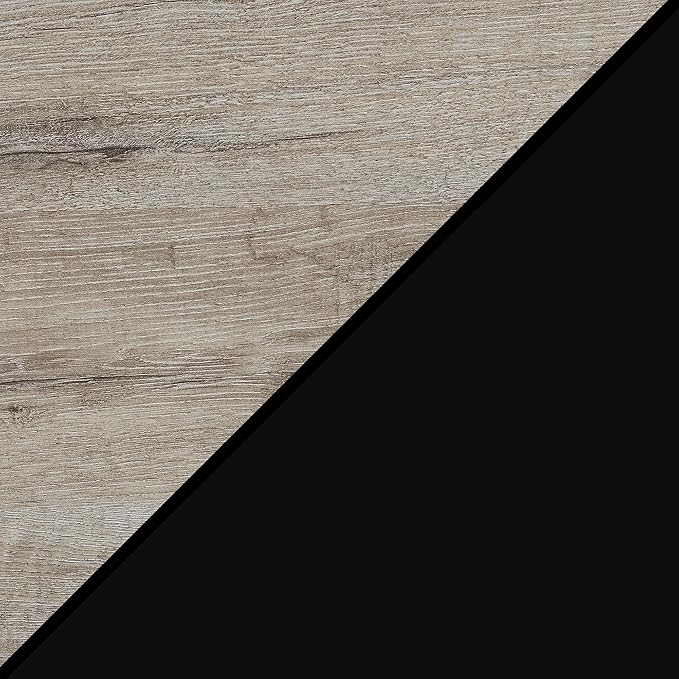 Convenience Concepts Tucson Console Table 47.25" - Modern Sofa Table with Storage Shelf, Entryway Hall Table for Living Room, Sandstone/Black-NeatNest