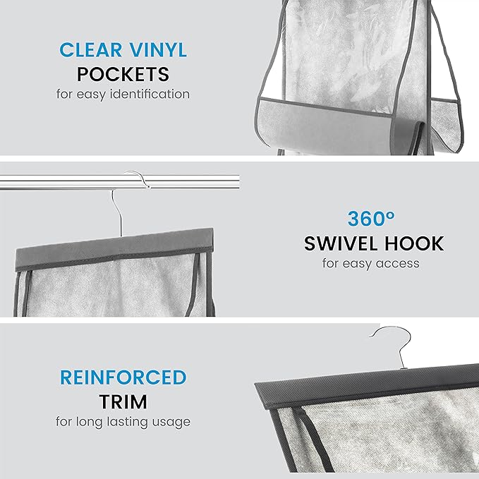 SNSLXH Closet Clear Handbag Organizer-NeatNest