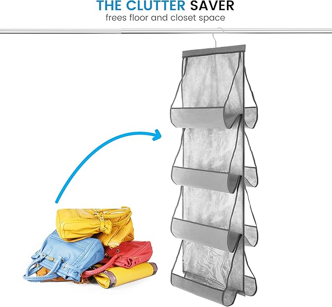 SNSLXH Closet Clear Handbag Organizer-NeatNest
