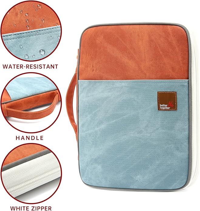 Document A4 Bag Case Waterproof Organizer Portfolio Office Travel Zipper Multi-Function Pouch