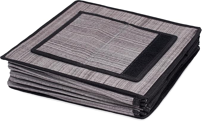 Internet's Best Hanging Closet Organizer - 6 Shelf - Clothing Sweaters Shoes Accessories Storage - Grey-NeatNest