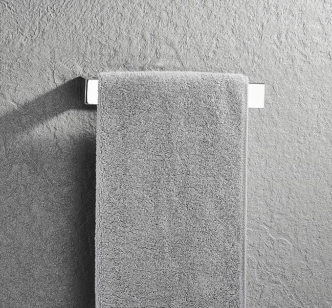 Hand Towel Holder, Towel Bar Stainless Steel SUS304, Towel Hanger Hardware Set for Bathroom, Kitchen, Cabinet, Laundry Room, Polish Finished & Wall Mounted