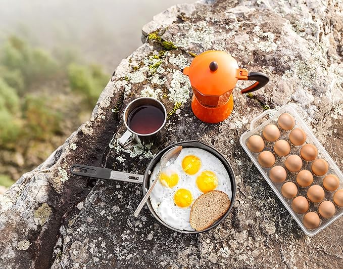 Clear Plastic Egg Holder for Refrigerator, Stackable Egg Storage Trays With Lid & Handles, Plastic Egg Box Carrier 4 Pack, BPA-Free Egg Storage Container for 18 Eggs-NeatNest