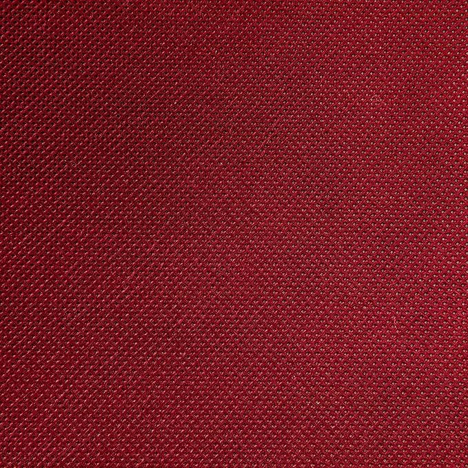 Household Essentials Fabric Storage Cube Bins, 6 Piece Set, Strong Poly-Woven Fabric, Chipboard Sides, Grommet Front Handle, Stackable and Foldable, Classic Design, Burgundy