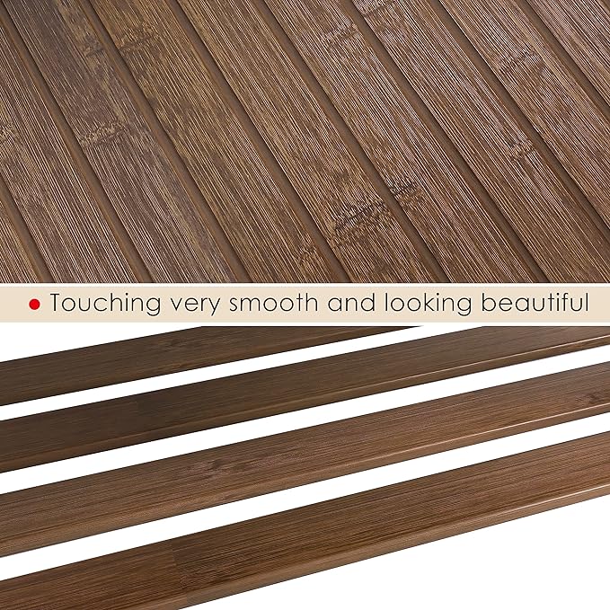 SMIBUY Bamboo Shoe Rack Bench, 3-Tier Shoe Organizer Storage Shelf for Entryway Hallway Bathroom Living Room (Walnut)-NeatNest
